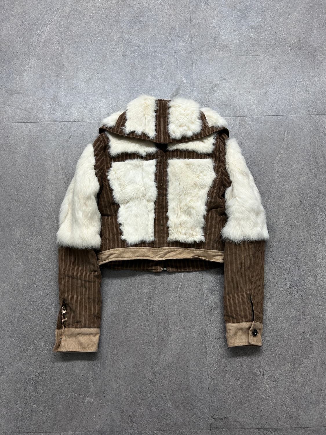 D&G 시어링 백크로스 하이넥 봄버 자켓 상품이미지6