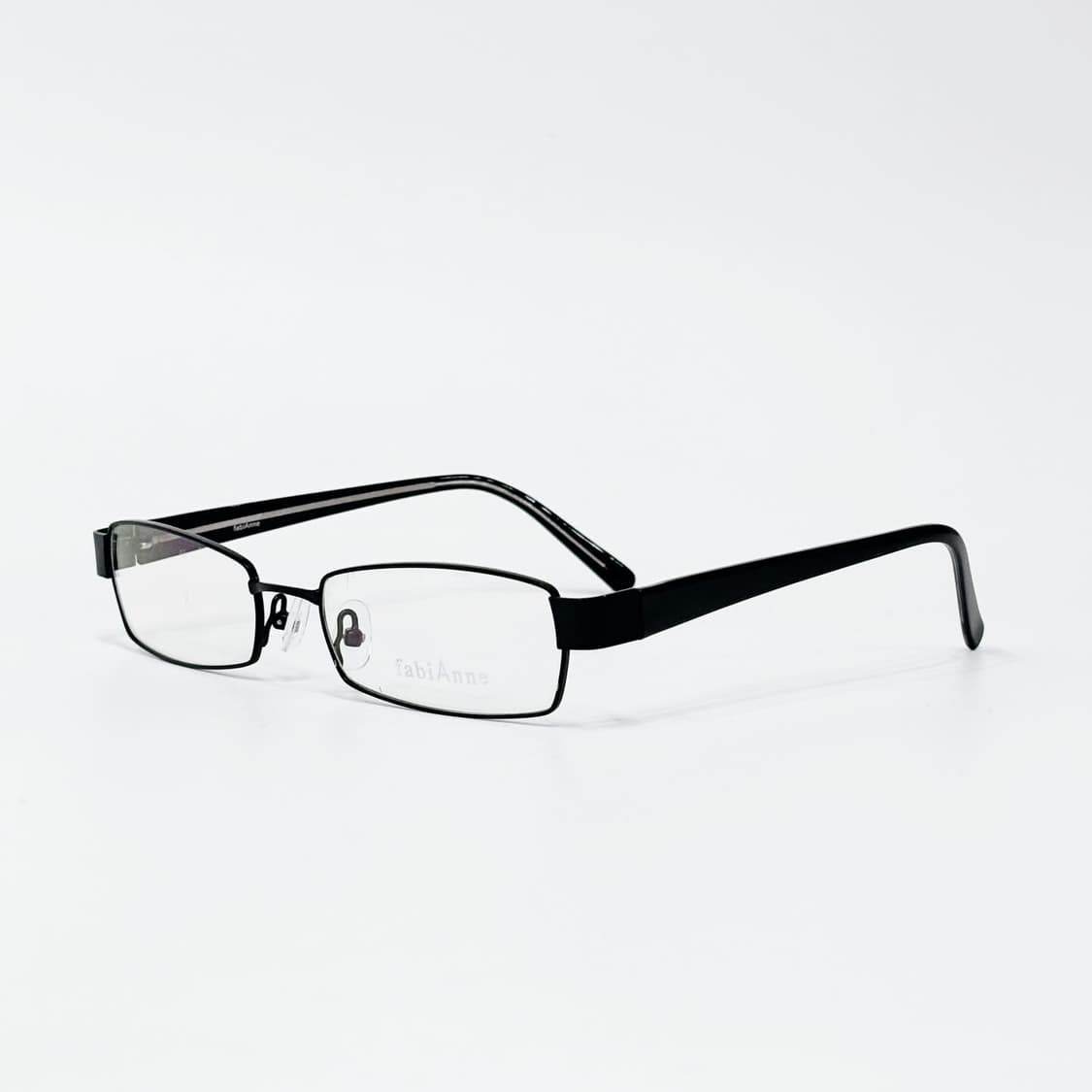 FabiAnne 블랙 스퀘어 메탈 데드스탁 빈티지안경 상품이미지2