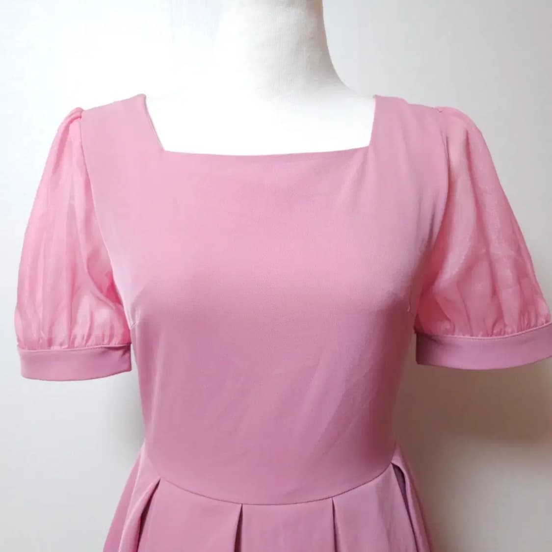 일본빈티지 바비코어 핑크원피스  상품이미지2