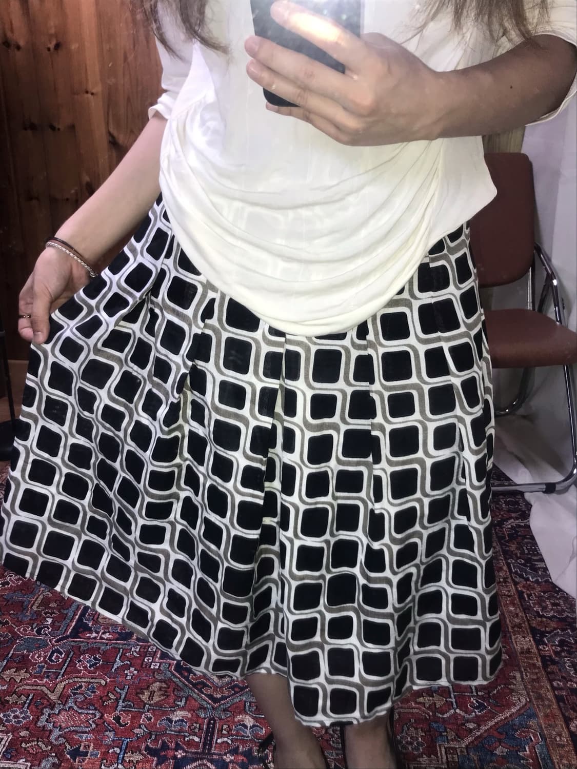 0015 - Gothic Square Skirt 상품이미지1