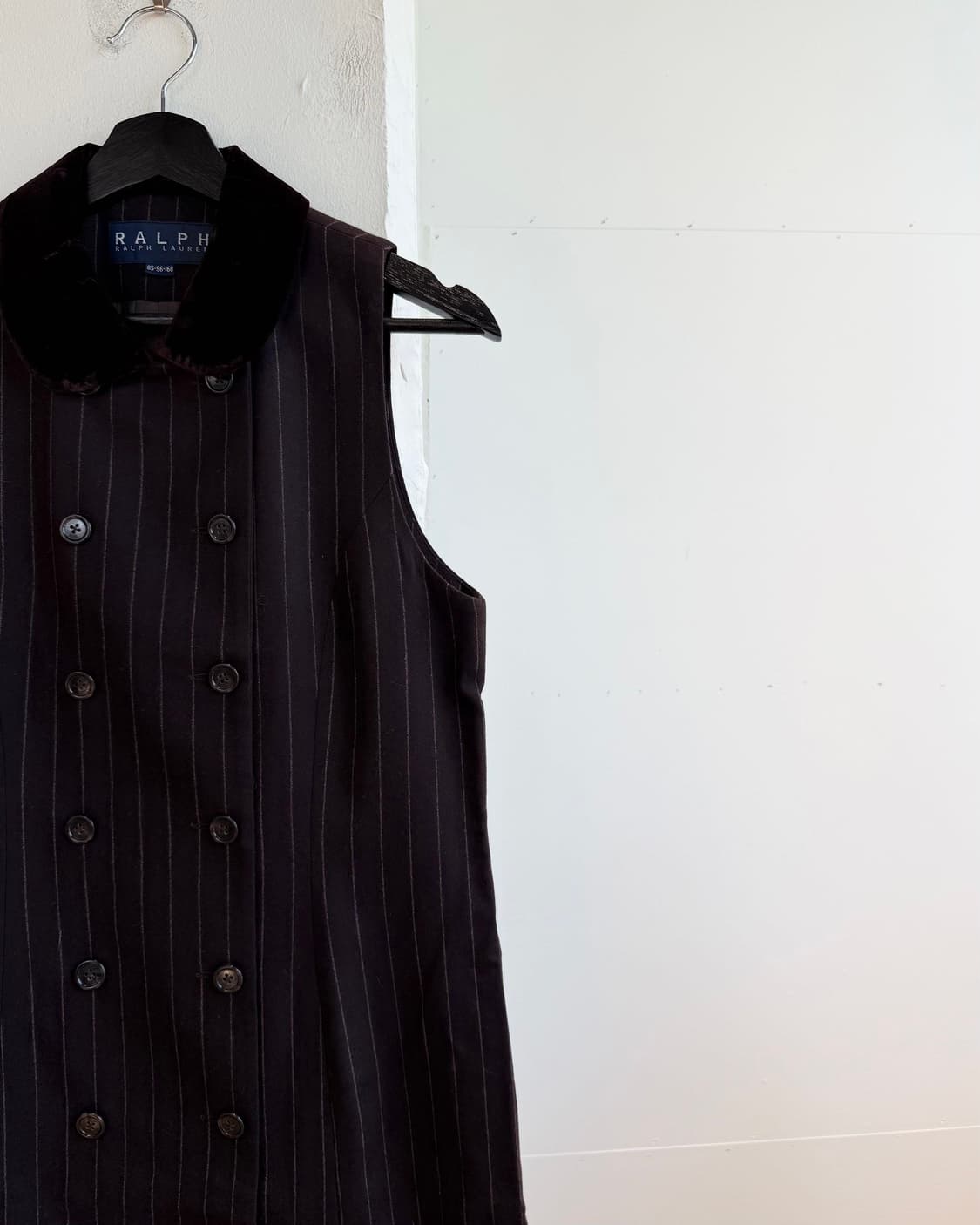 폴로 랄프로렌 브라운 스트라이프 슬리브리스 원피스 상품이미지5