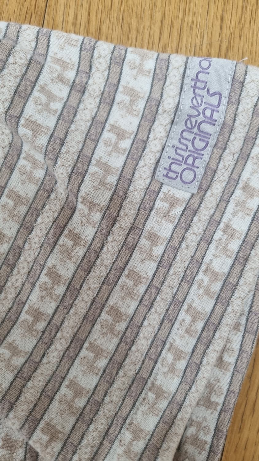 디스이즈네버댓 베이지 스트라이프 티 상품이미지5