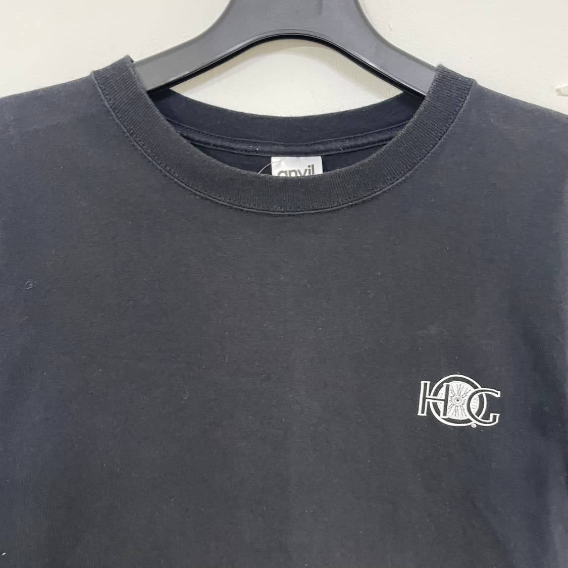 Anvil 반팔 티셔츠 블랙 상품이미지3