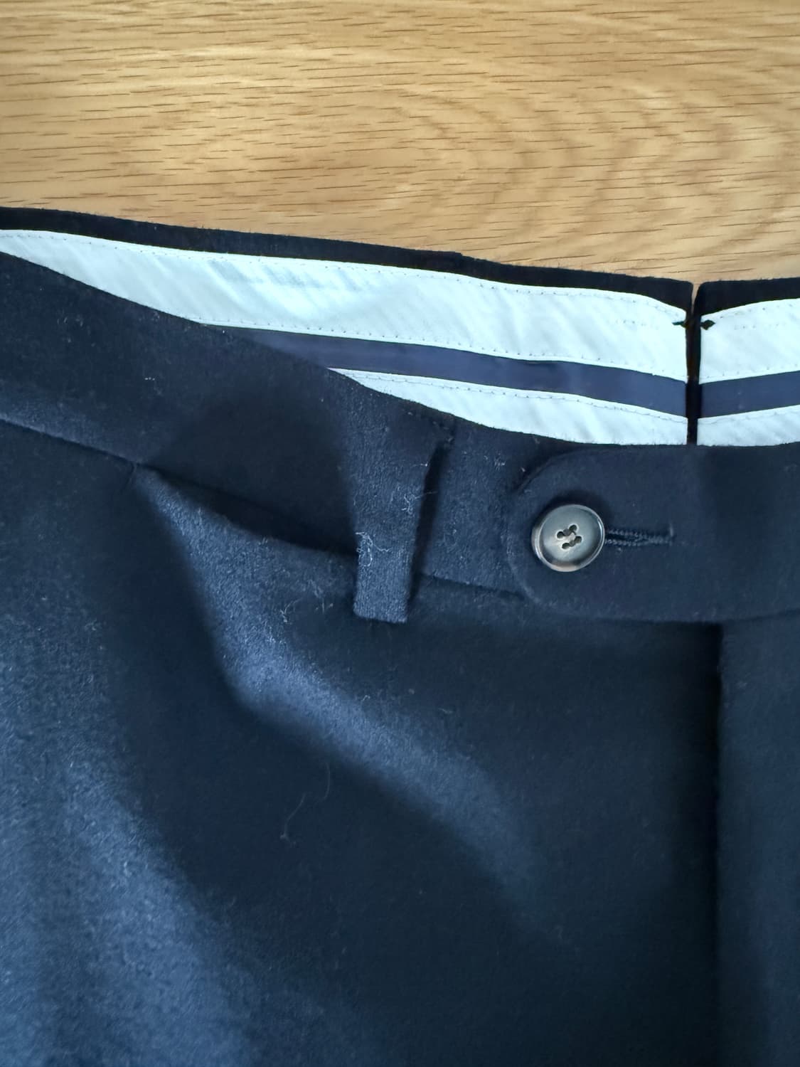 수트서플라이(SUITSUPPLY) 울 팬츠(네이비, 패브릭: 이태리) 상품이미지6