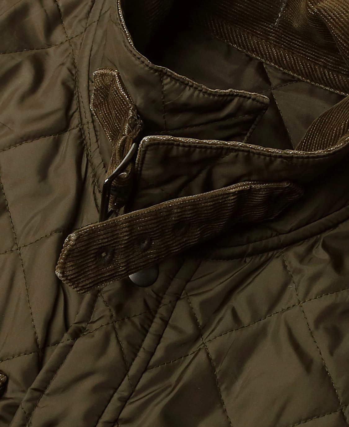 뷰티 앤 유스 [Beauty & Youth] 다크 카키 클래식 퀼팅 자켓 상품이미지3