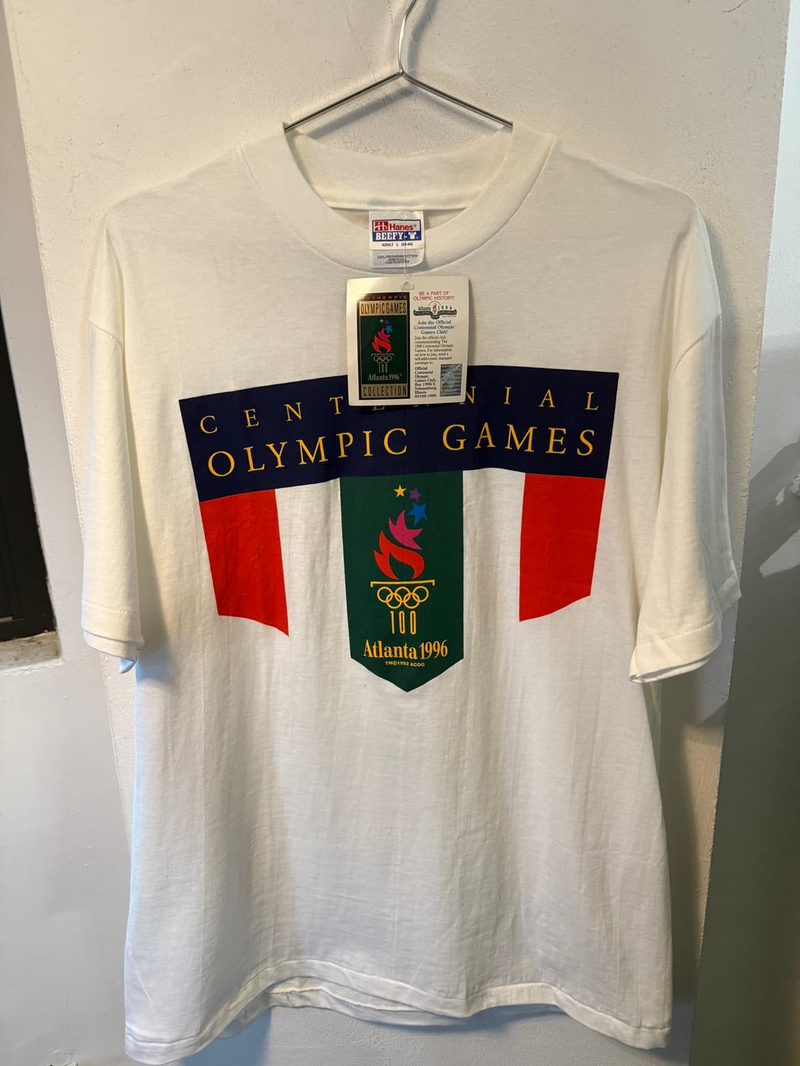 [데드스탁]1996 애틀랜타 올림픽 공식 컬렉션 티셔츠 L 상품이미지1
