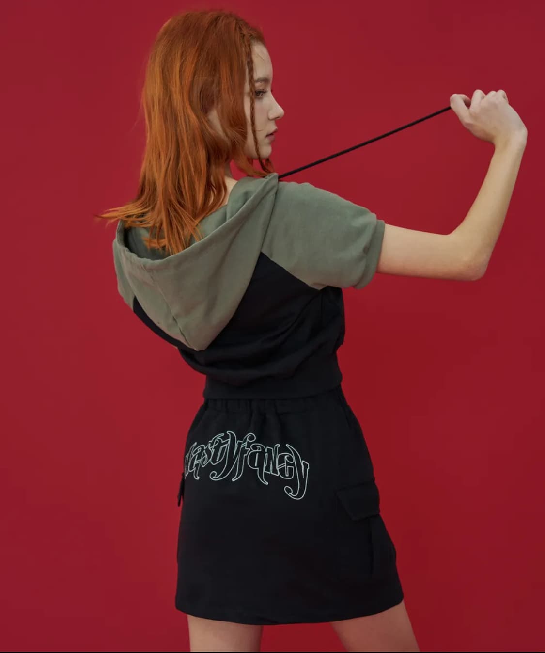 제스트 스티치 카고 셋업 (BLACK) 상품이미지2