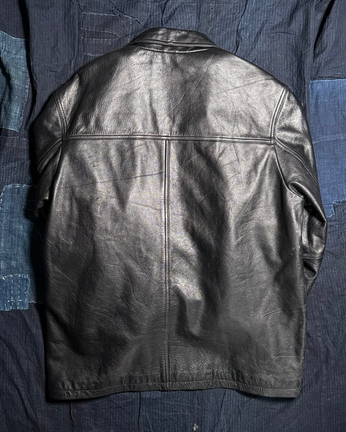 90-00‘s 찰스 클레인 카우하이드 카코트 L 상품이미지6