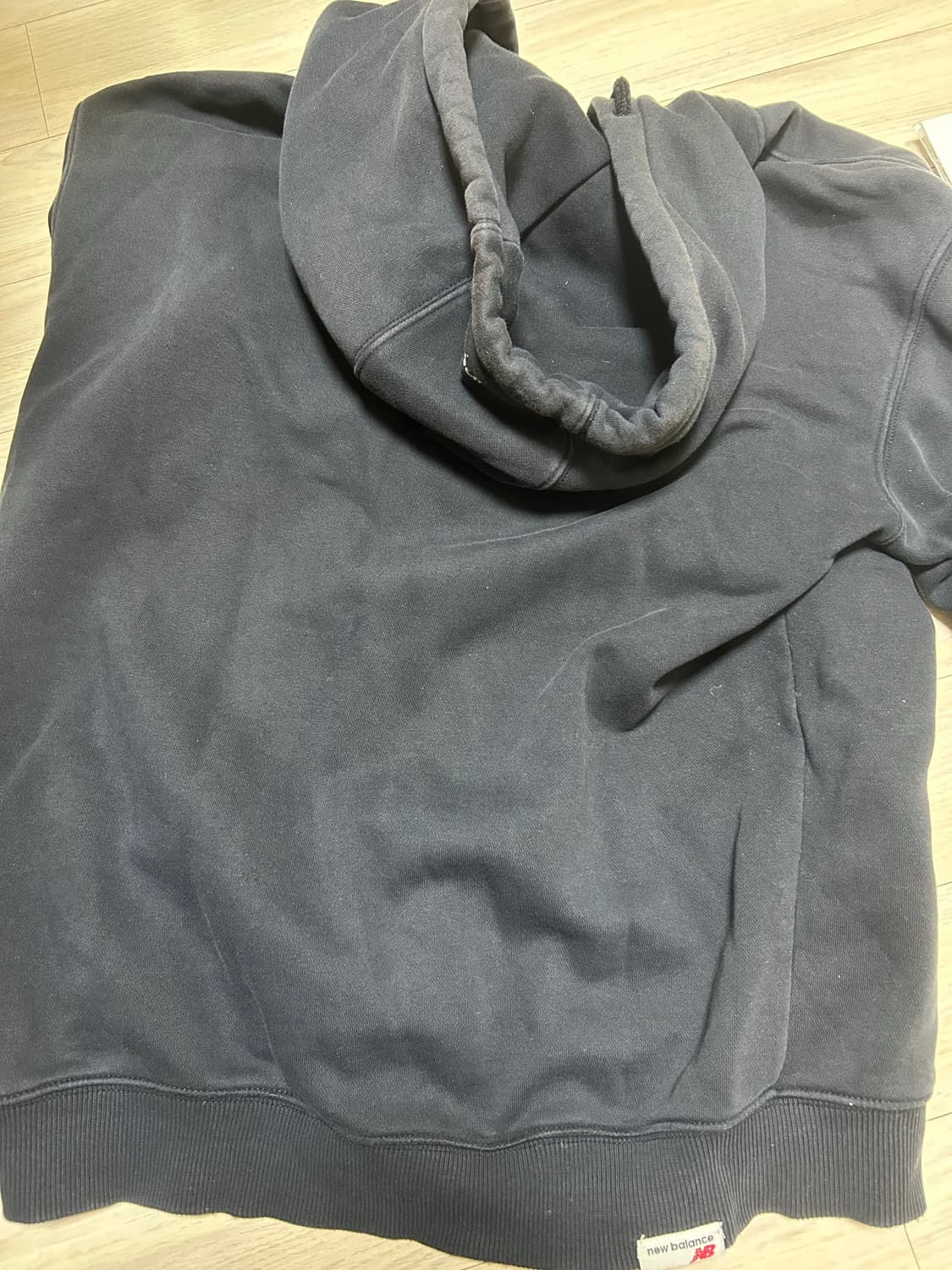 뉴발란스 에센셜 후드집업 블랙 상품이미지3