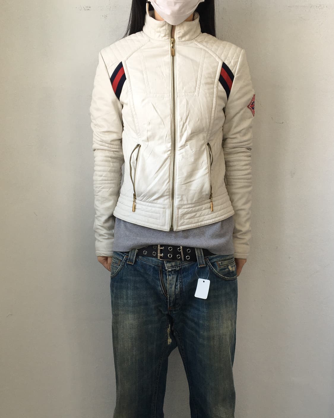 Just cavalli leather jacket 상품이미지1