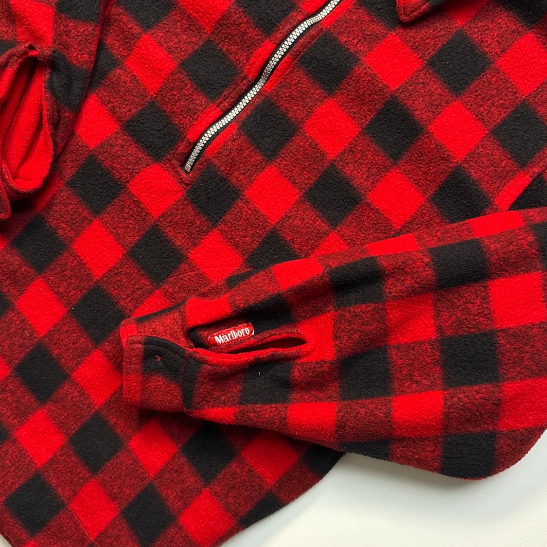 [M~L] 말보루 리버시블 하프집업 플리스 상품이미지6