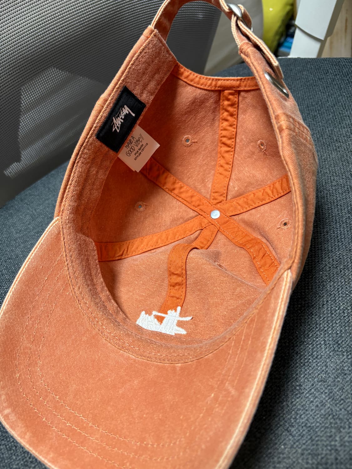 스투시 로우 프로파일 베이직 워시드 스트랩백 얌 상품이미지5