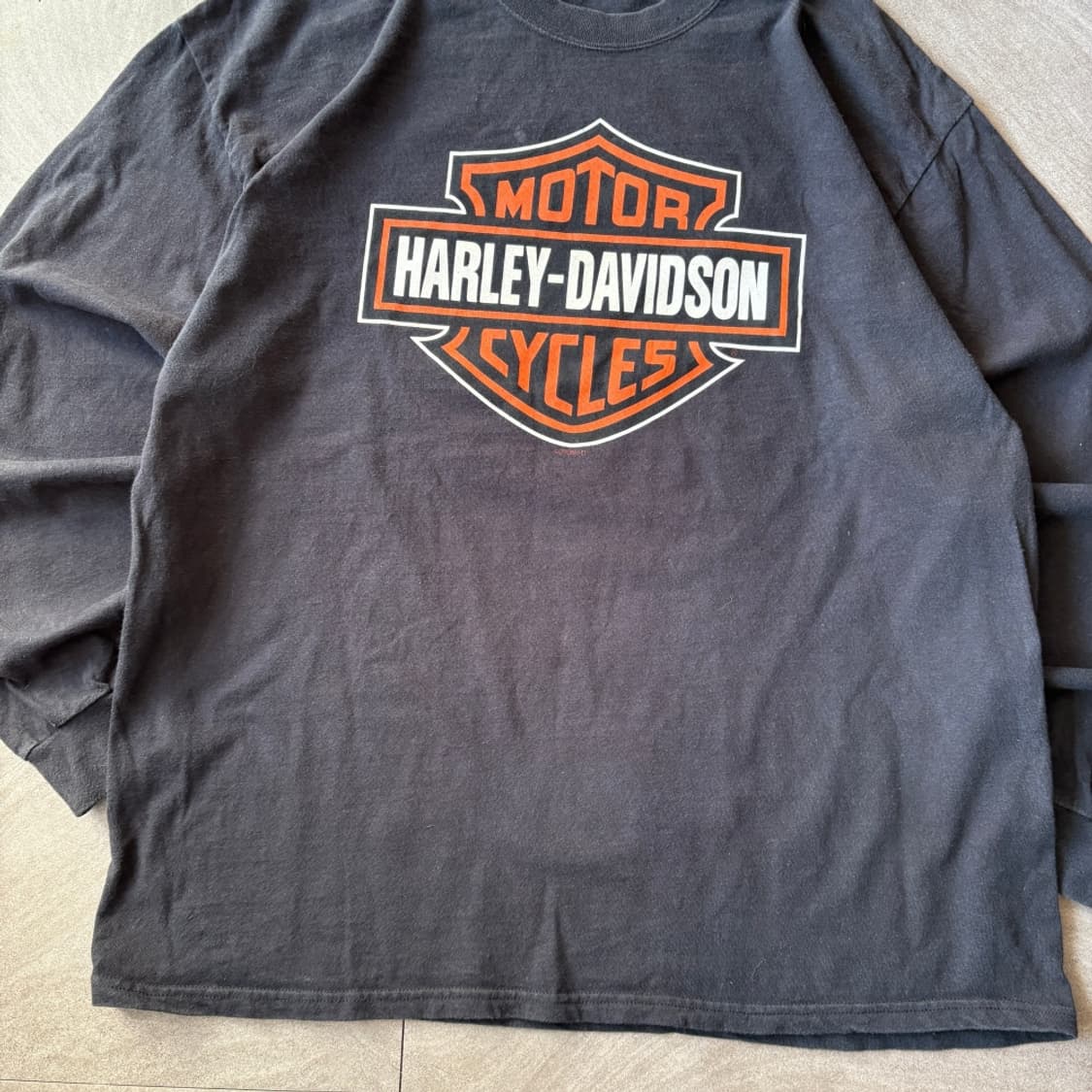 할리데이비슨 정품 블랙 긴팔 티셔츠 긴팔티 상품이미지4
