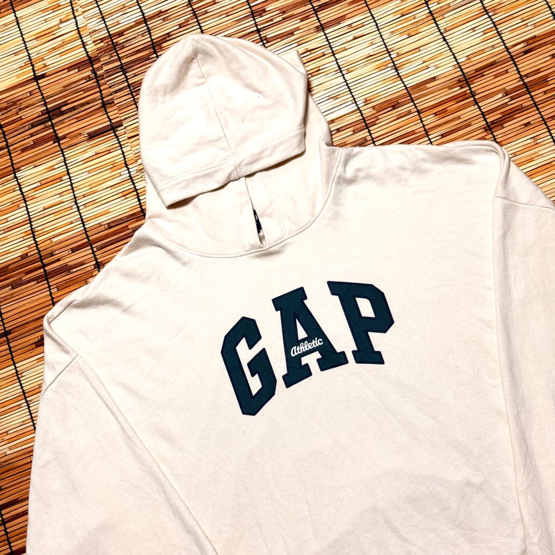 GAP 아이보리 스펠아웃 후드티 XL 상품이미지3