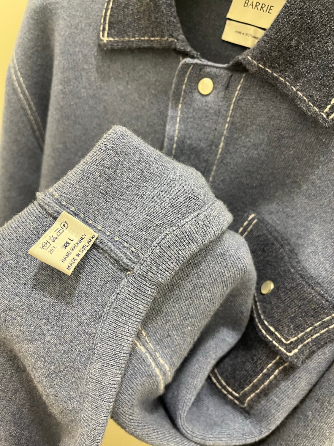 배리 캐시미어 코튼 셔츠 상품이미지4