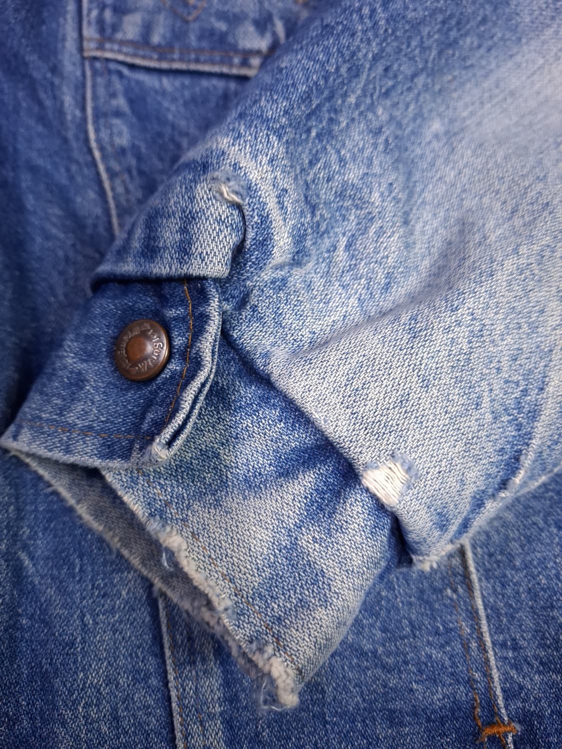 오리지날 80's 랭글러 데님 쉐르파 자켓 상품이미지6