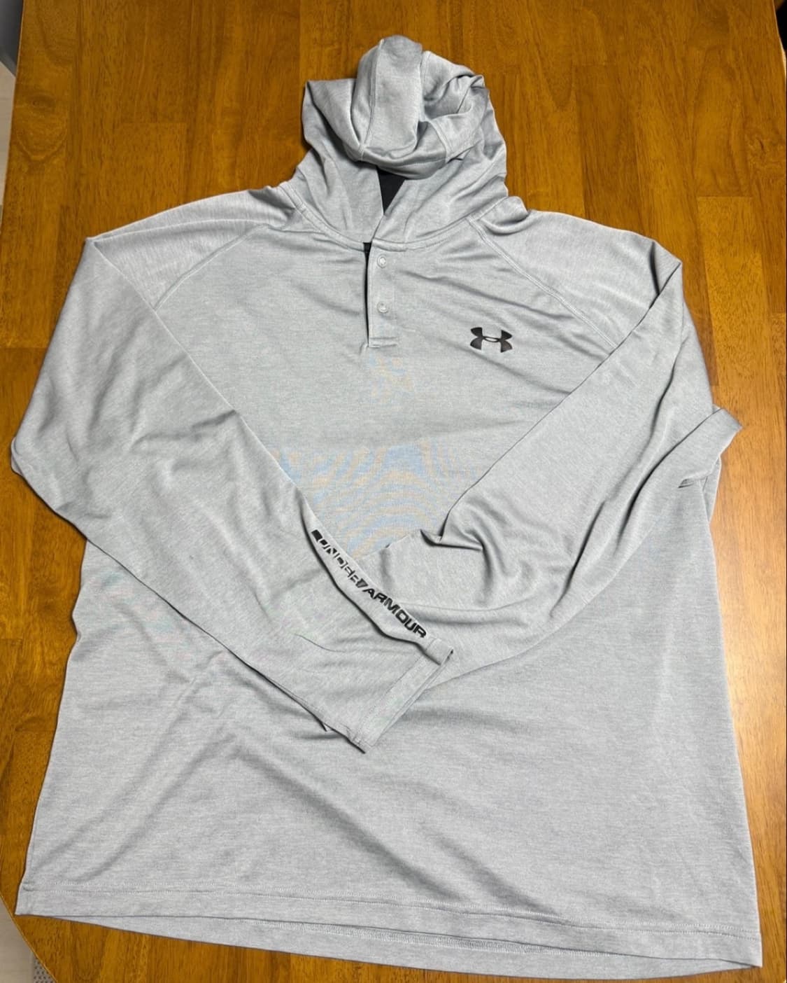 언더아머 회색 얆은 후드티 (미국 XL) 사이즈 110 상품이미지1
