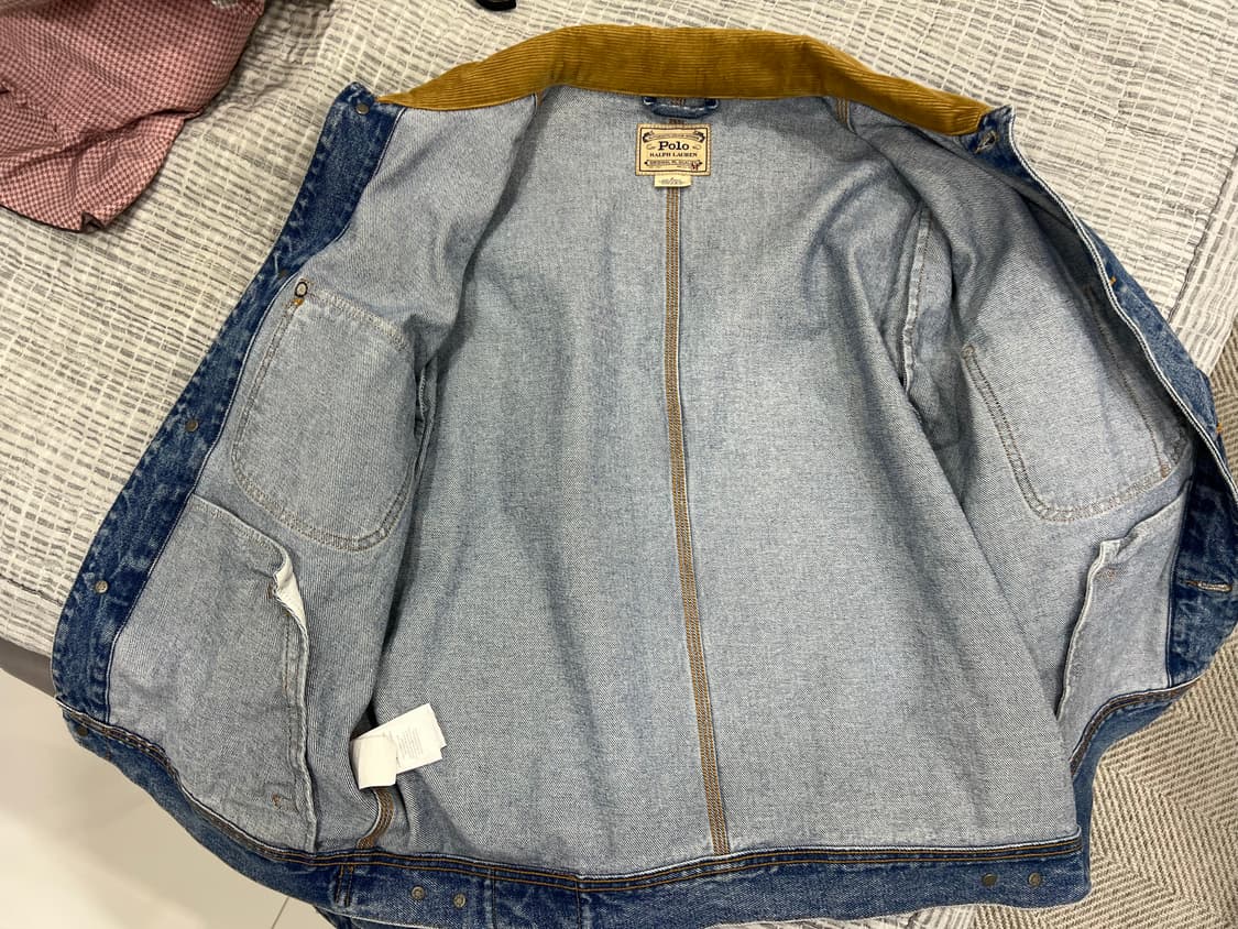 폴로 덩가리 청자켓 M(1회착용) 상품이미지8