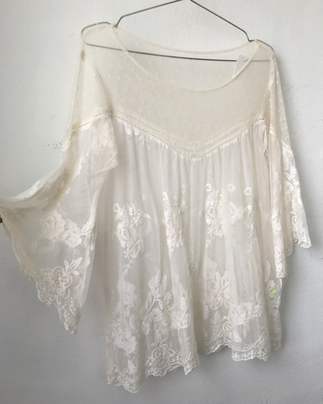 Ornament pattern lace layer blouse 상품이미지4