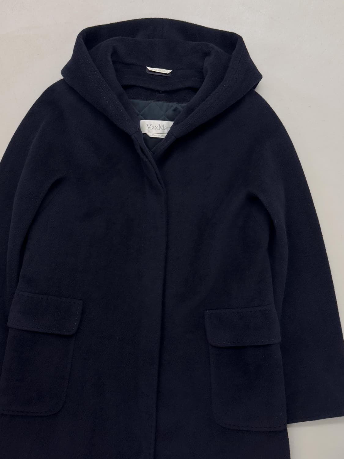 막스마라 캐시미어 후드 코트 상품이미지2
