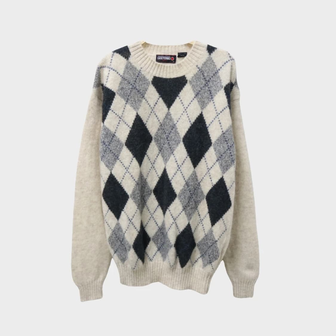 LUCKY STRIKE 아가일 울 니트 61762 상품이미지1