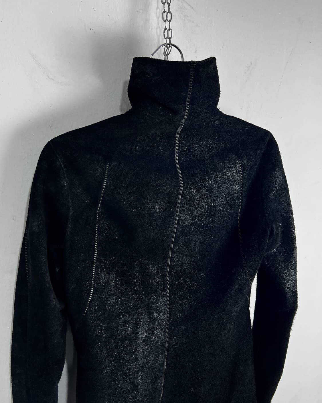ISAAC SELLAM WAX COATED CALF SKIN JACKET 상품이미지8
