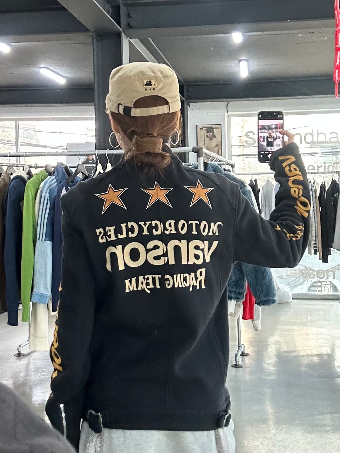 벤슨 모토사이클 투웨이 스웻 라이더자켓 상품이미지1