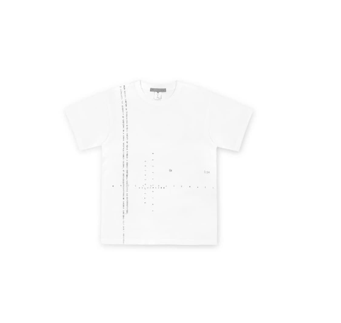 S/NO.13 CODE PRINTING T-SHIRT  상품이미지1
