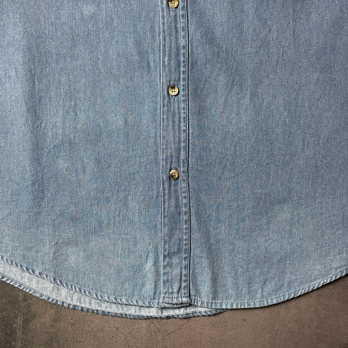 BAY CITY 빈티지 코튼 데님 셔츠 A00564 상품이미지4