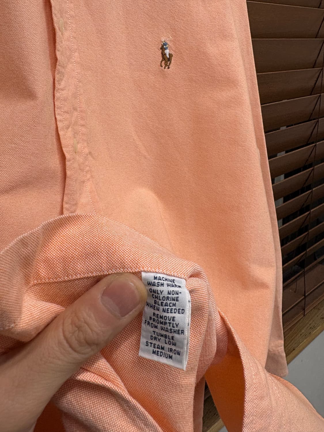폴로 랄프로렌 살구색 긴팔 셔츠 상품이미지7