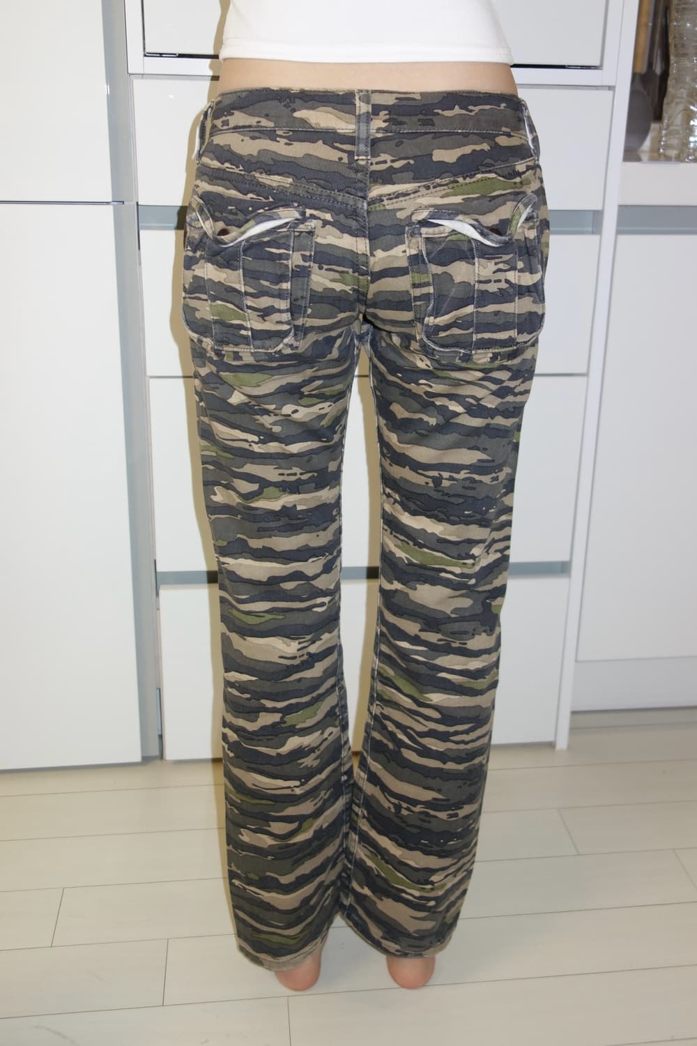 •꼼데가르송x준야와타나베 타이거 카모 데님 진 상품이미지1