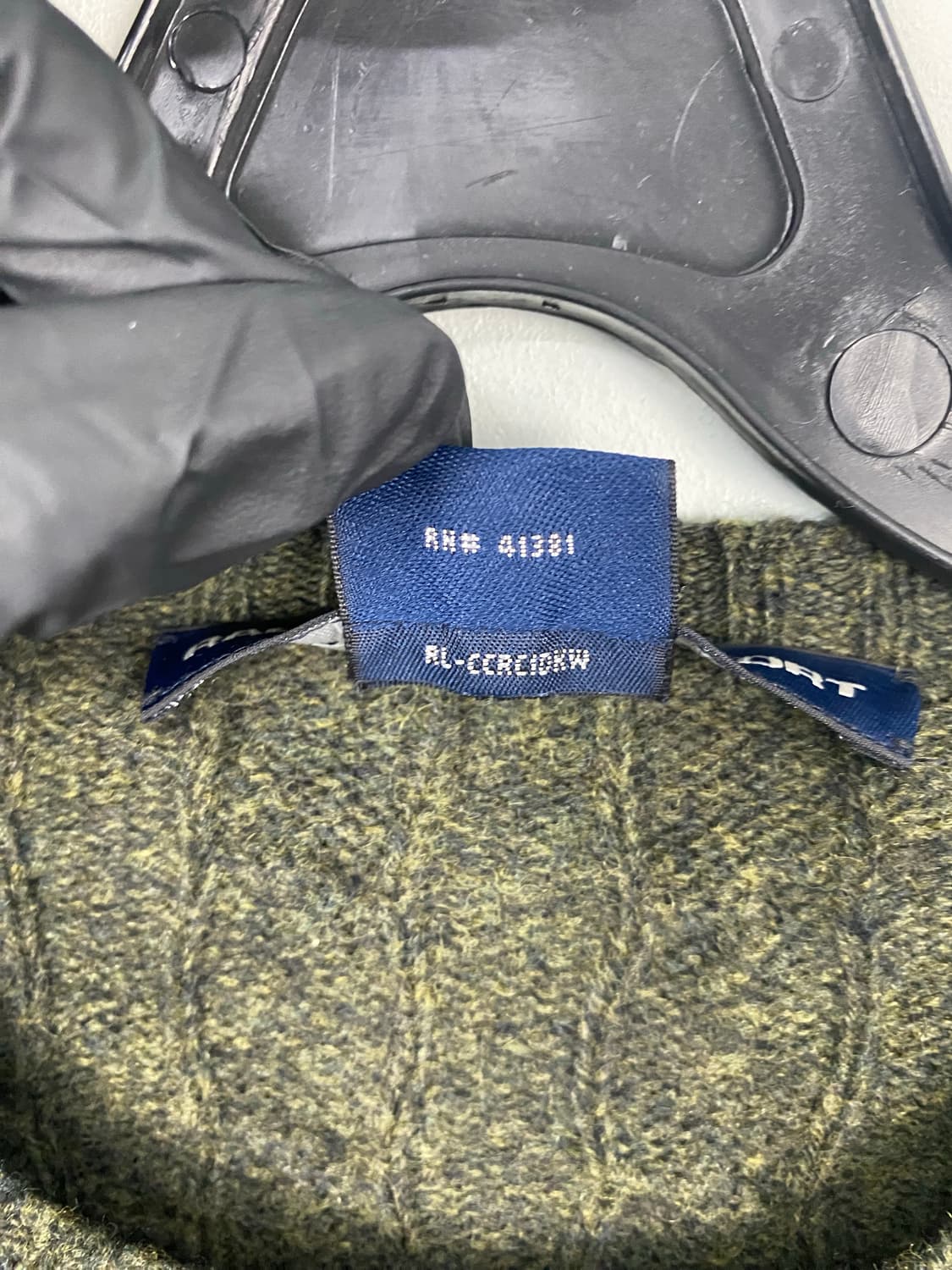 폴로 랄프로렌 스포츠 램스울 꽈배기 니트 S <581> 상품이미지5