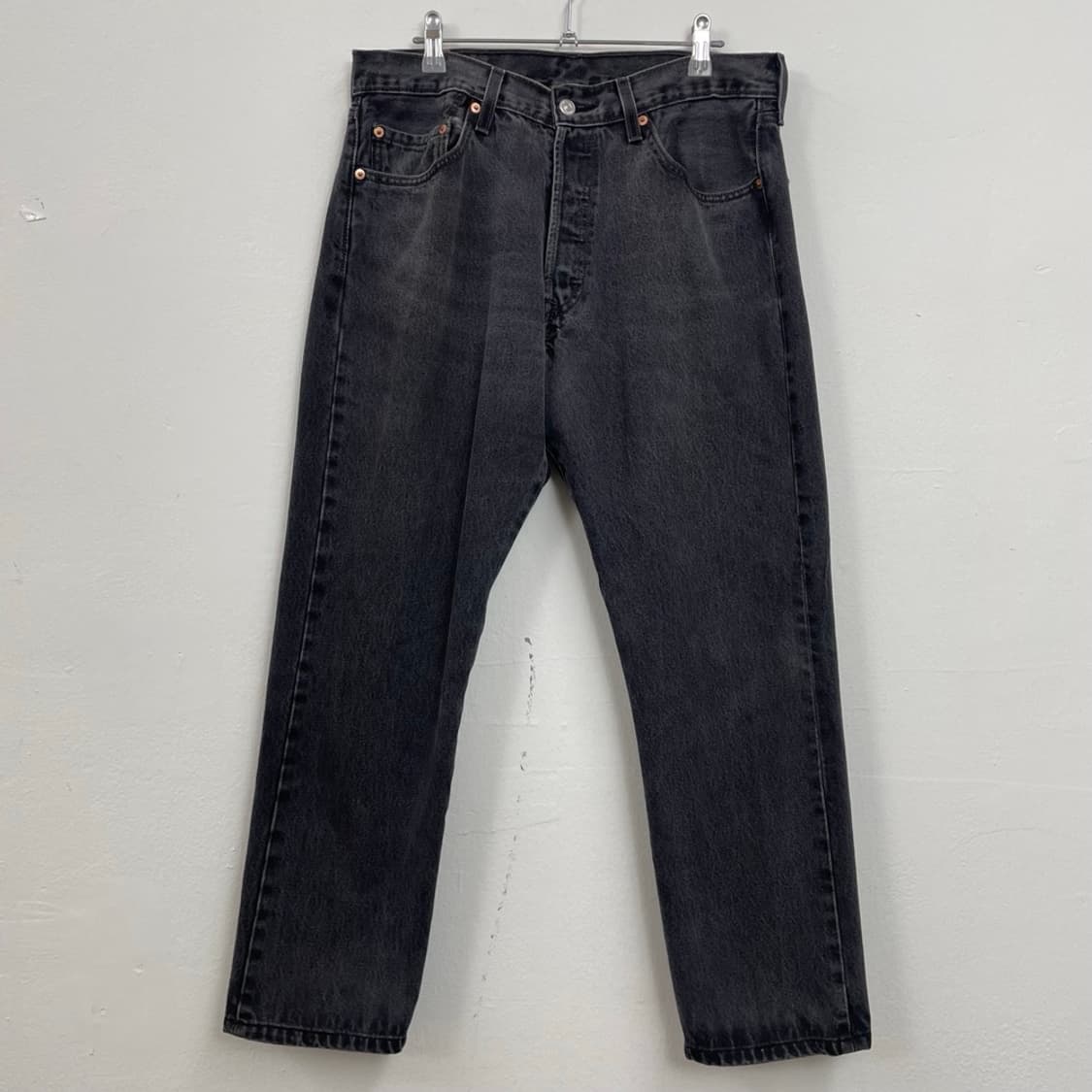 리바이스 Levi’s 501 도미니카공화국 블랙 데님 팬츠 34/30 상품이미지9