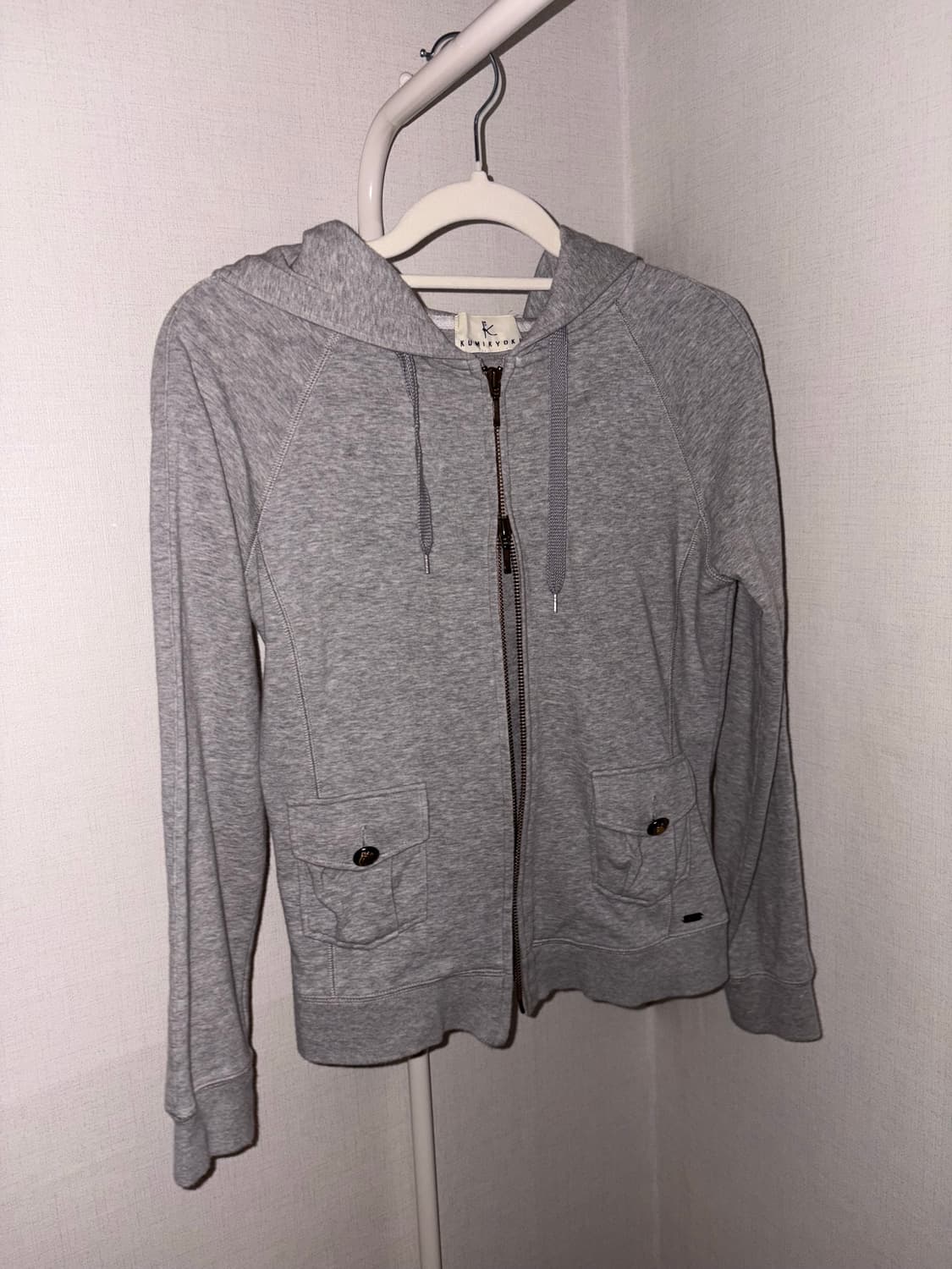 슬림핏 후드집업 상품이미지4