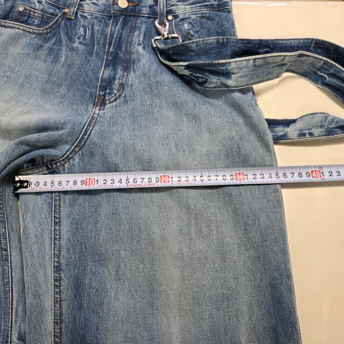 1022 마틴플랜(MARTIN PLAN) 와이드 데님 팬츠 상품이미지4