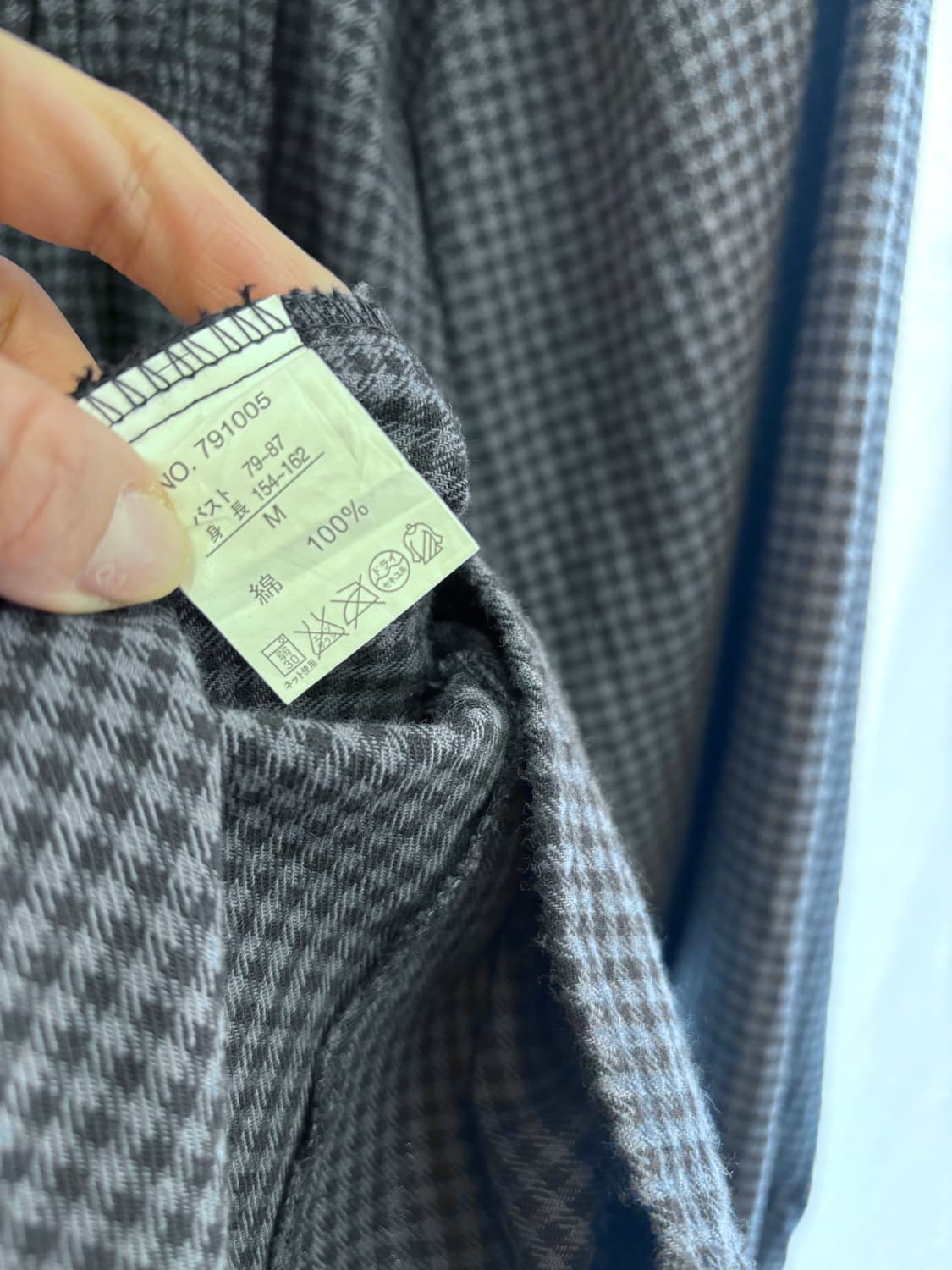 Pililani 체크 셔링 미니 원피스  M JPN 상품이미지3