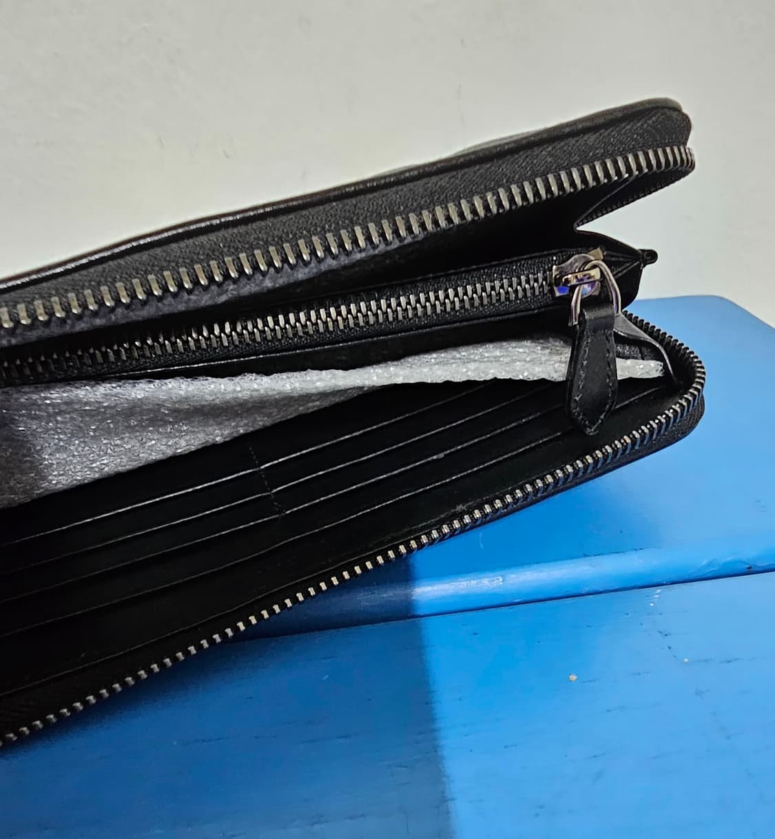 LOVCAT 양가죽 블랙 장지갑  19센티 9센티  상품이미지6