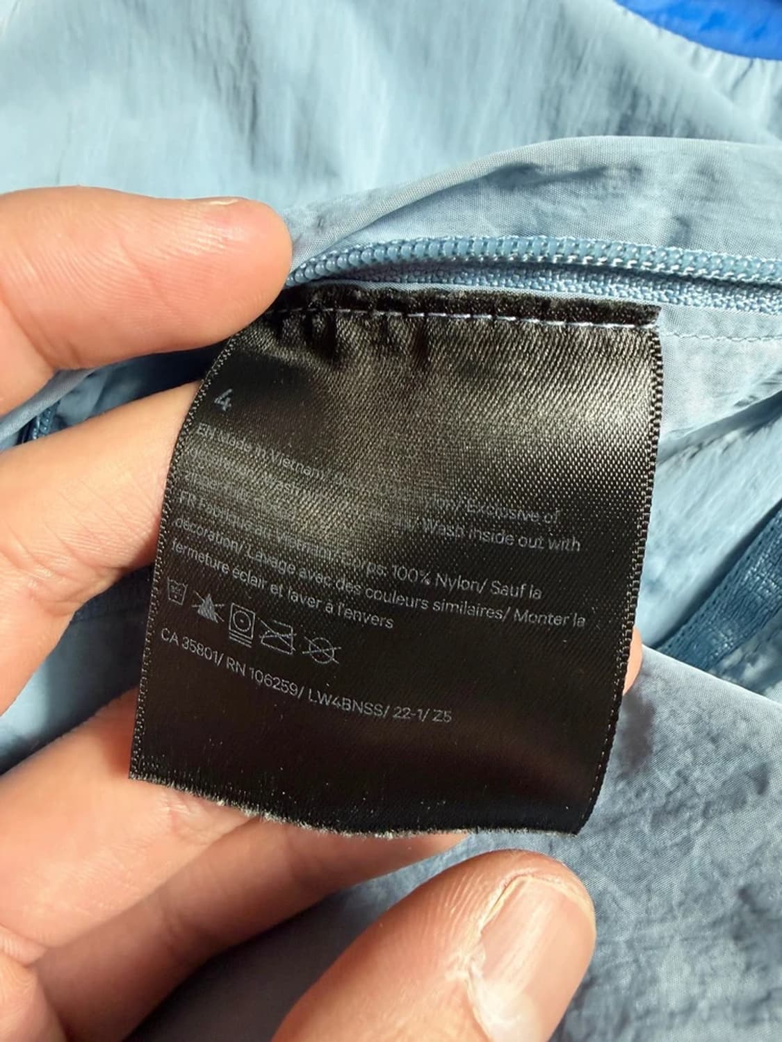 룰루레몬 패커블 윈드 배색 아노락 자켓 R2264 상품이미지8