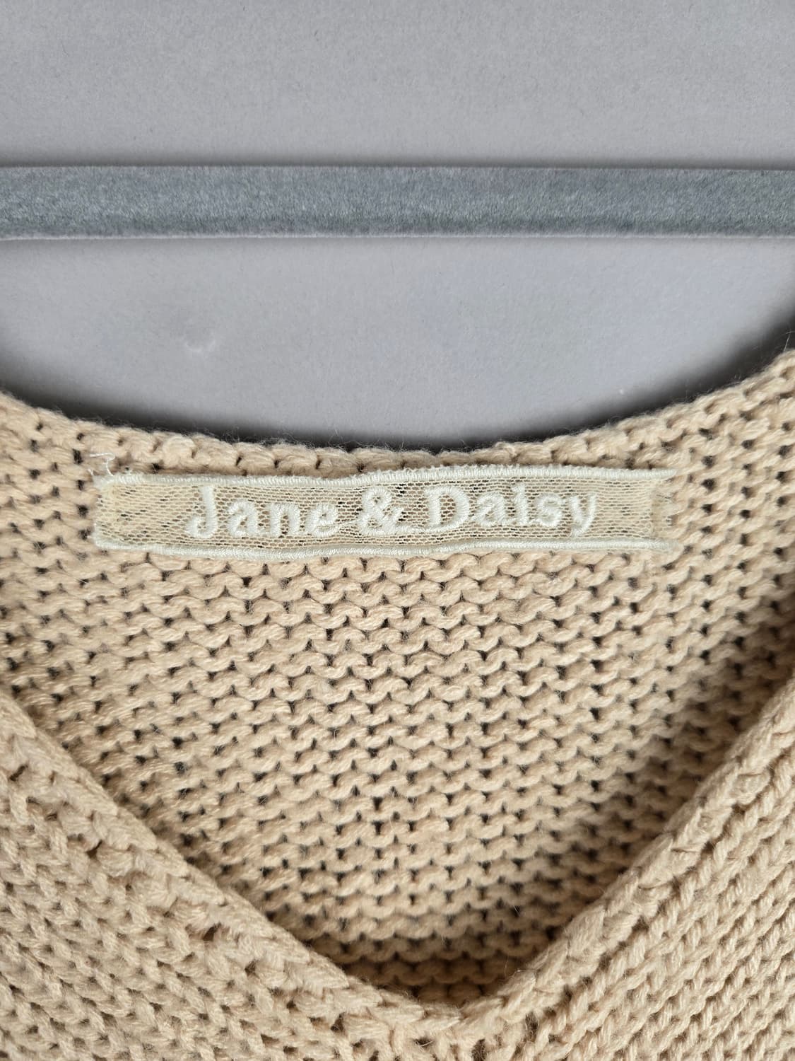 [무료배송]제인&데이지 F 여성 보헤미안 그물 하프 니트 상품이미지7