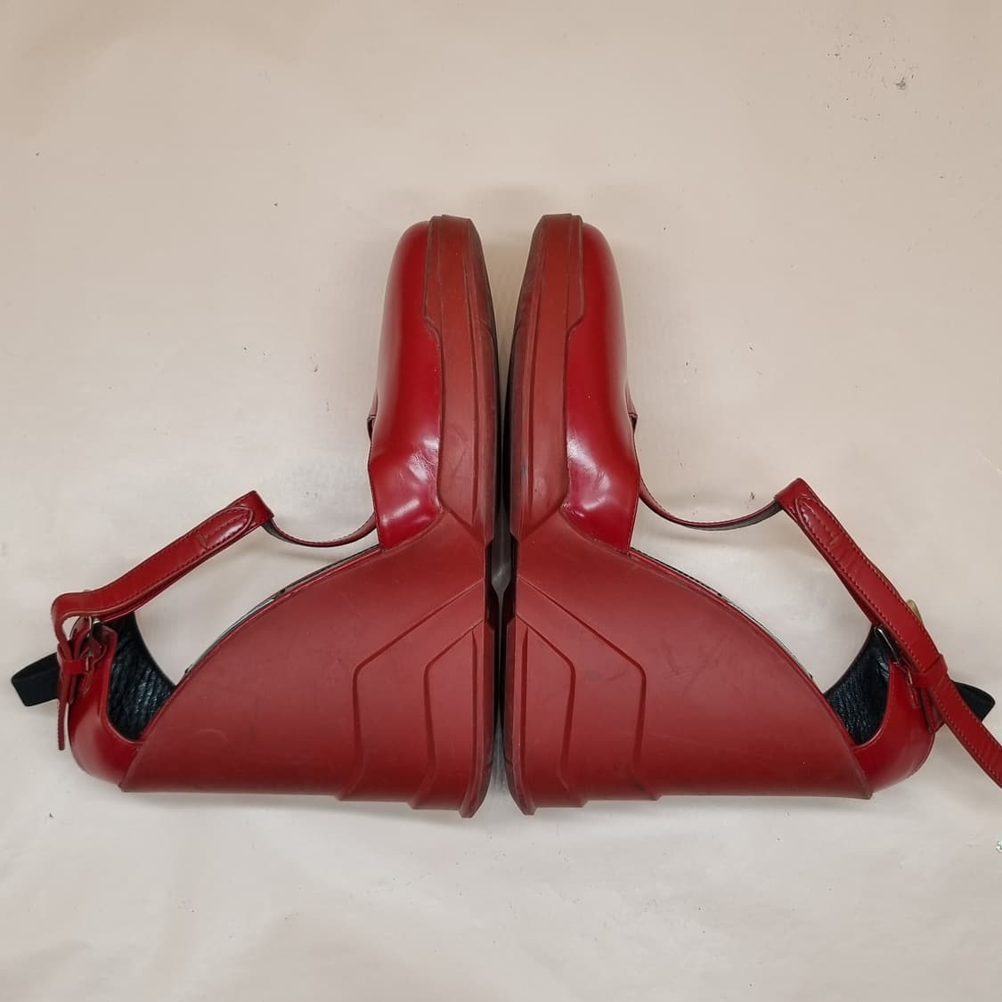 프라다 웻지T 스트랩힐250-255 상품이미지5