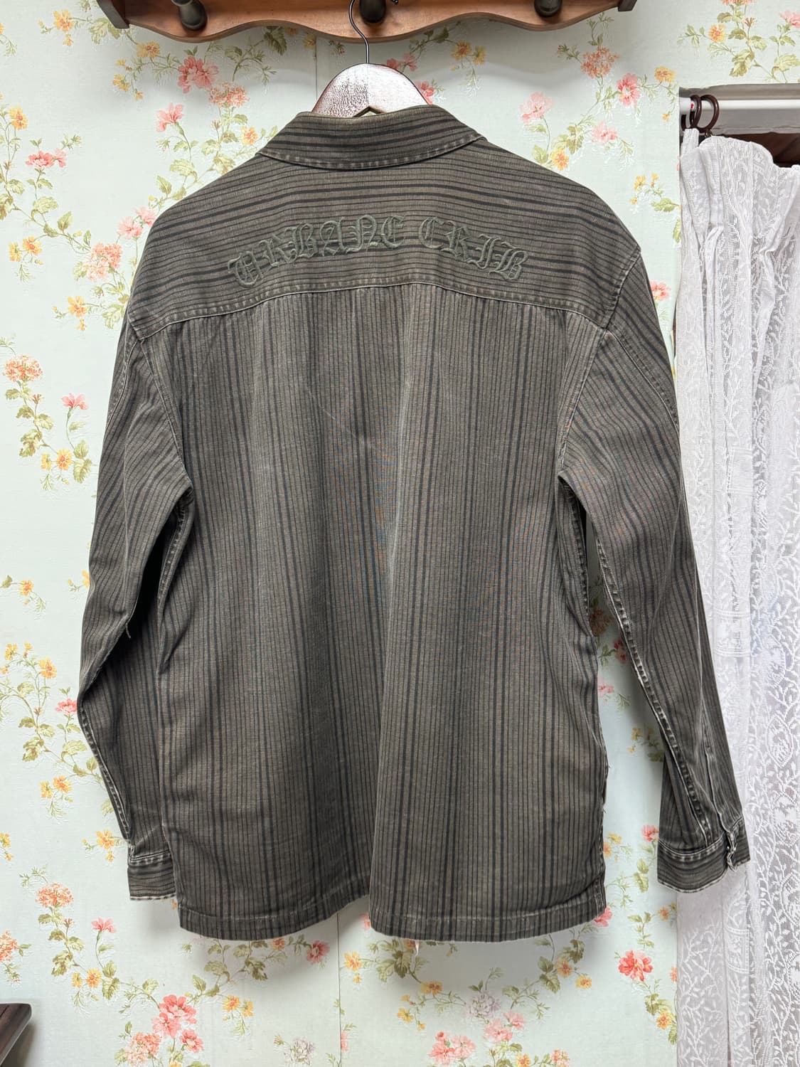 스트라이프 아일렛 셔츠 상품이미지2