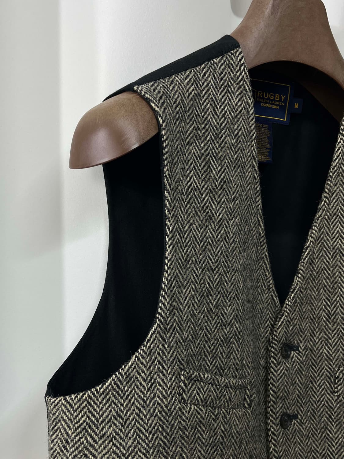 폴로 랄프로렌 헤링본 울 어드저스트 베스트 자켓 상품이미지5