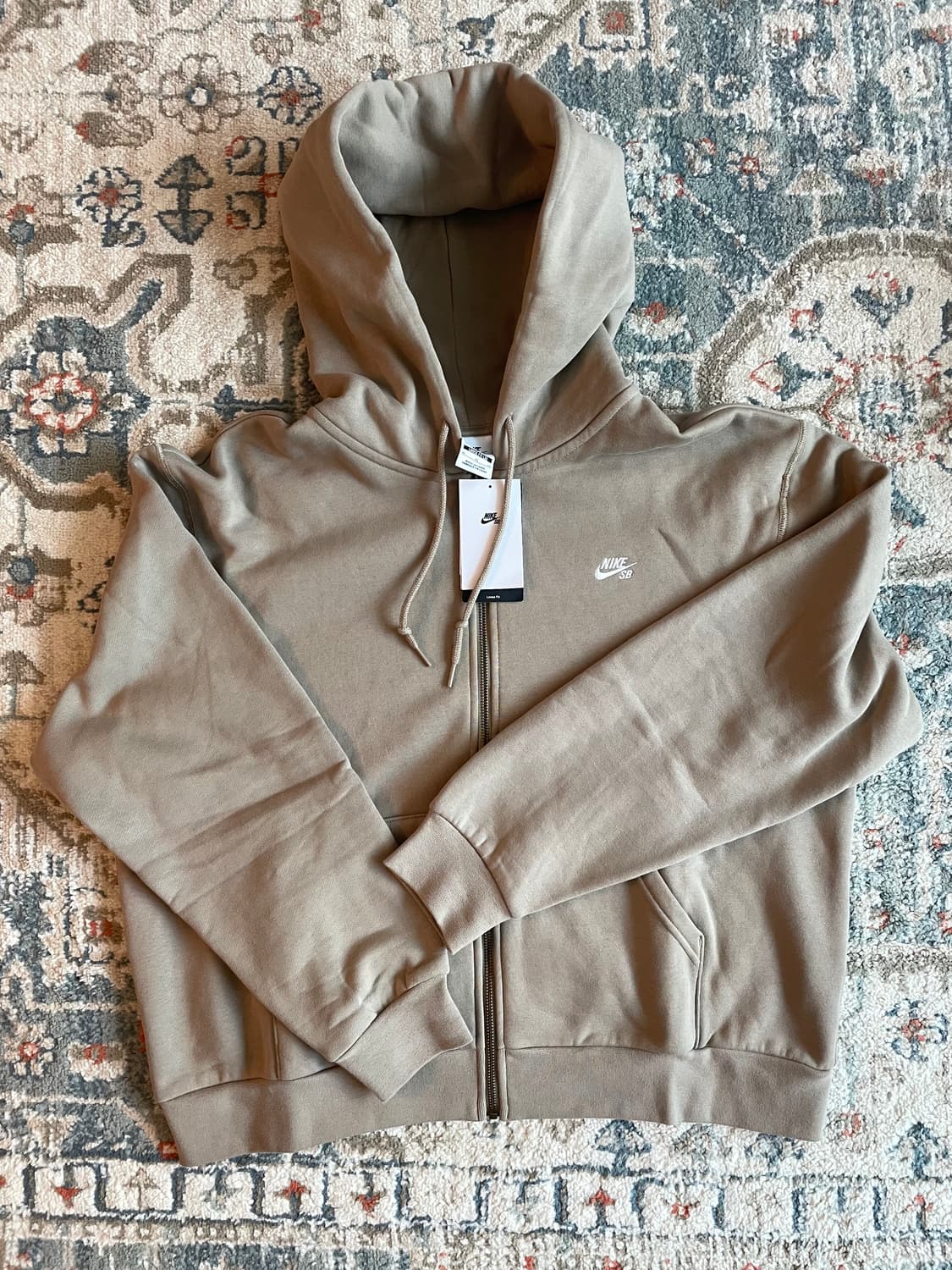 나이키 SB 풀 집 플리스 스케이트보딩 후드(새제품. XL) 상품이미지1