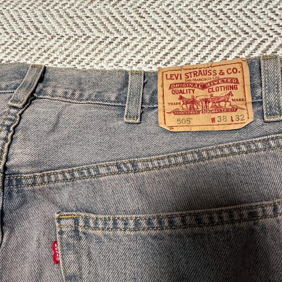 LEVI'S 505 regular vintage denim pants 상품이미지4