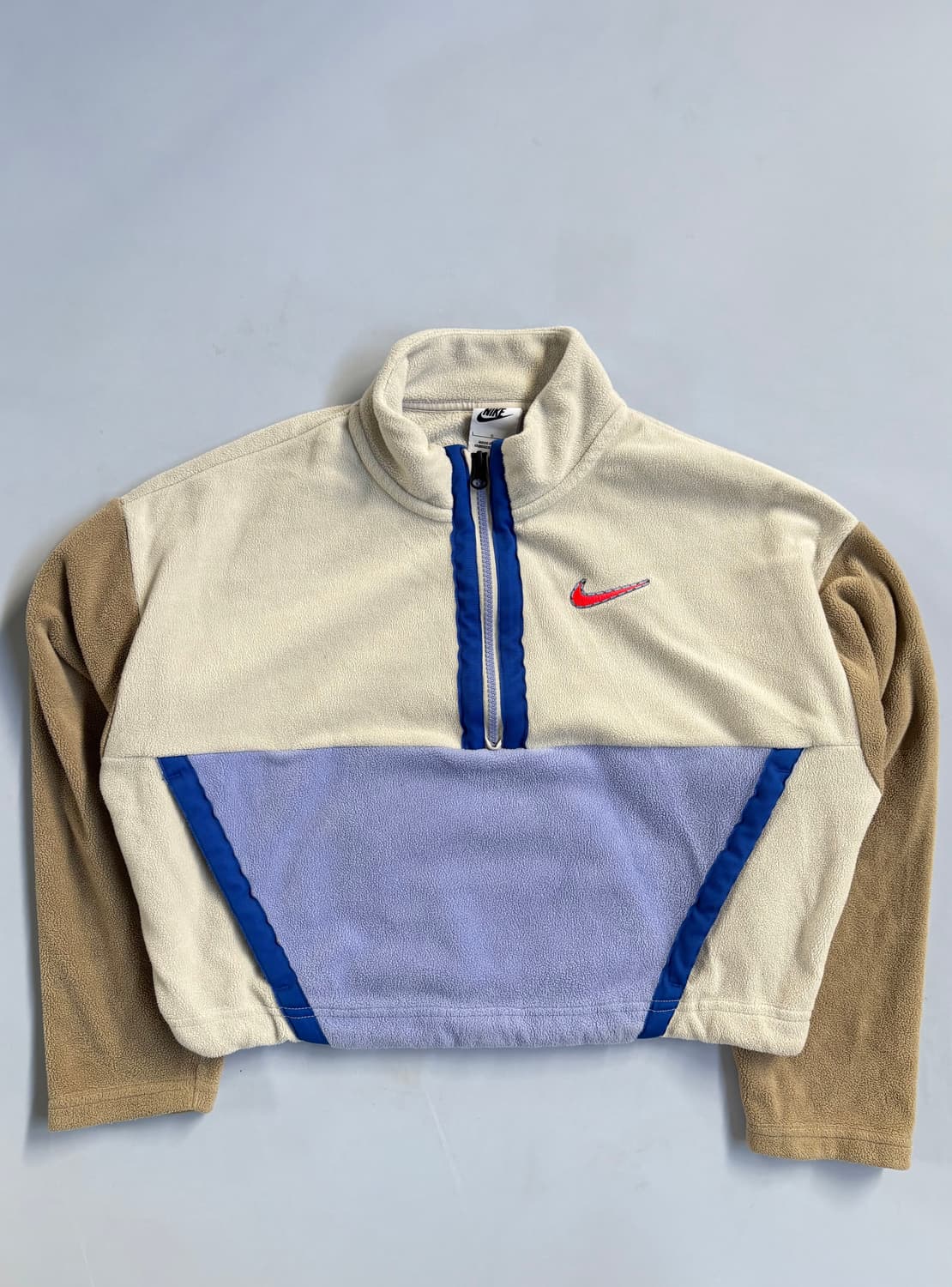 나이키 반집업 후리스 크롭 맨투맨 상품이미지1