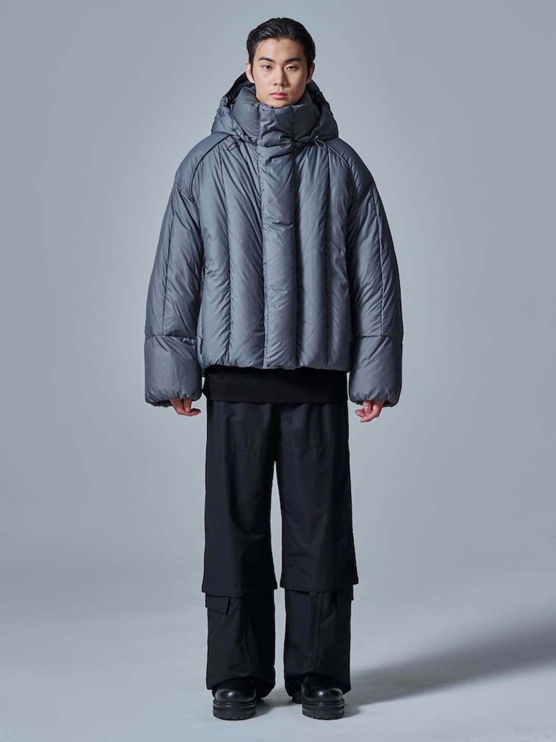 24FW 준지 209 세로자수 히든후드 다운점퍼 50 상품이미지1