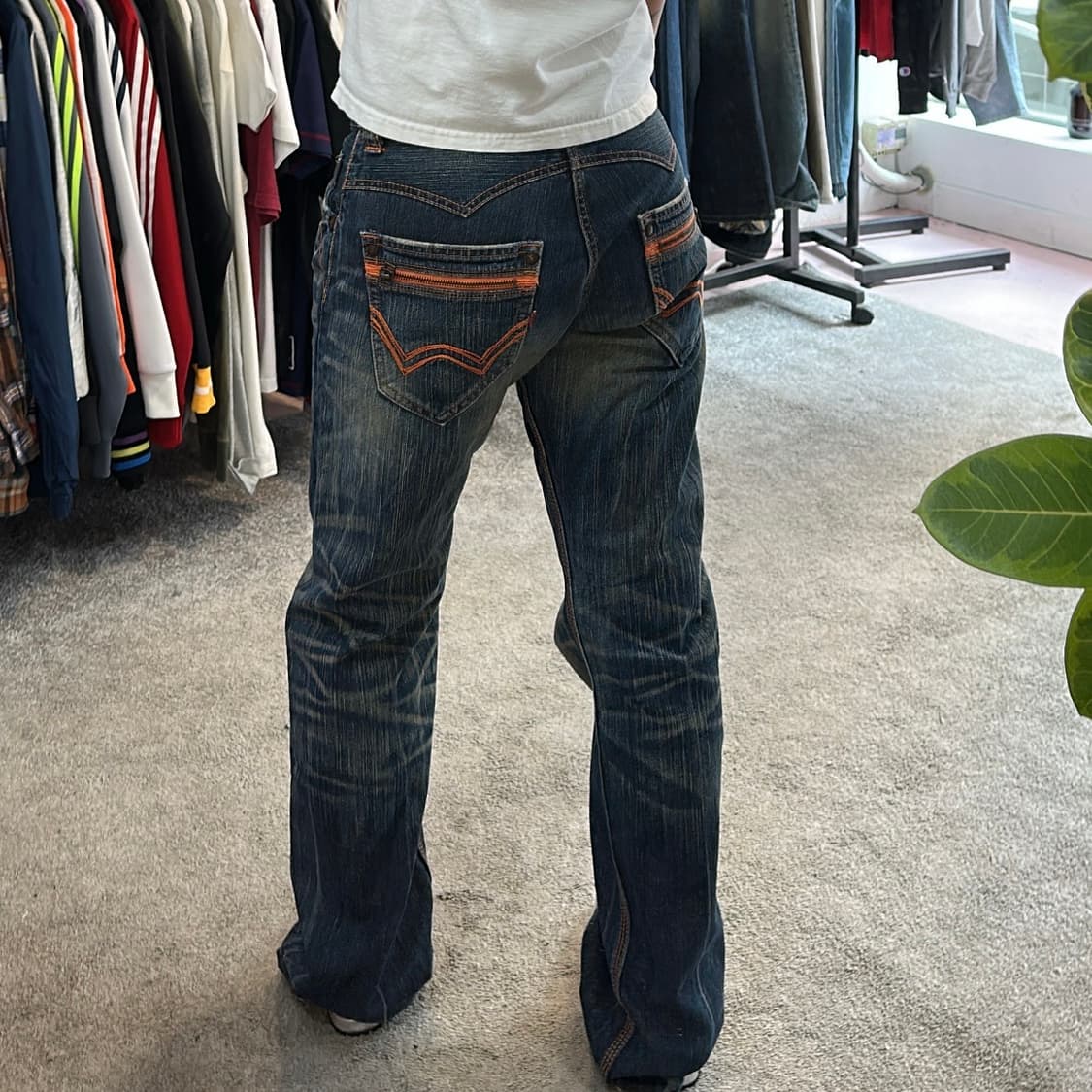 에드윈 424XVS 빈티지 워싱 데님 팬츠(28) 상품이미지3