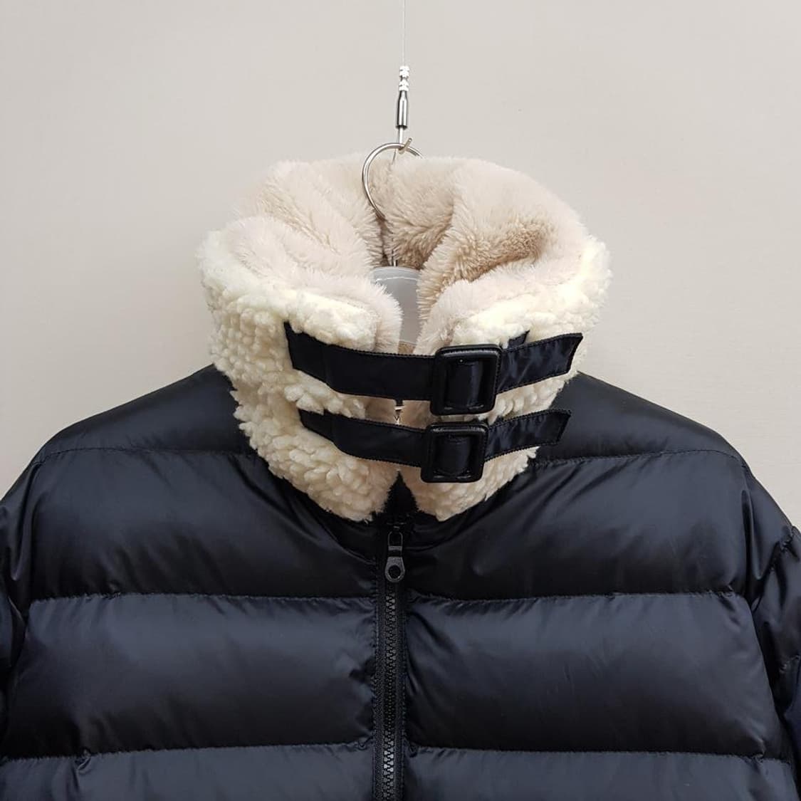 뮤베일 MUVEIL 양털 카라  패딩 자켓 36사이즈 상품이미지3