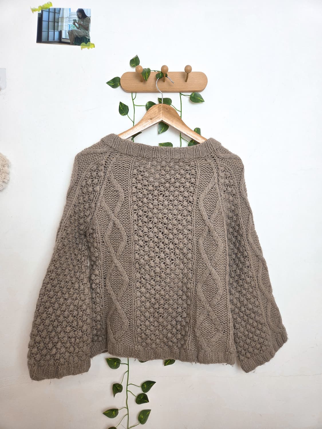 코지 쓰리 버튼 울 가디건 상품이미지4