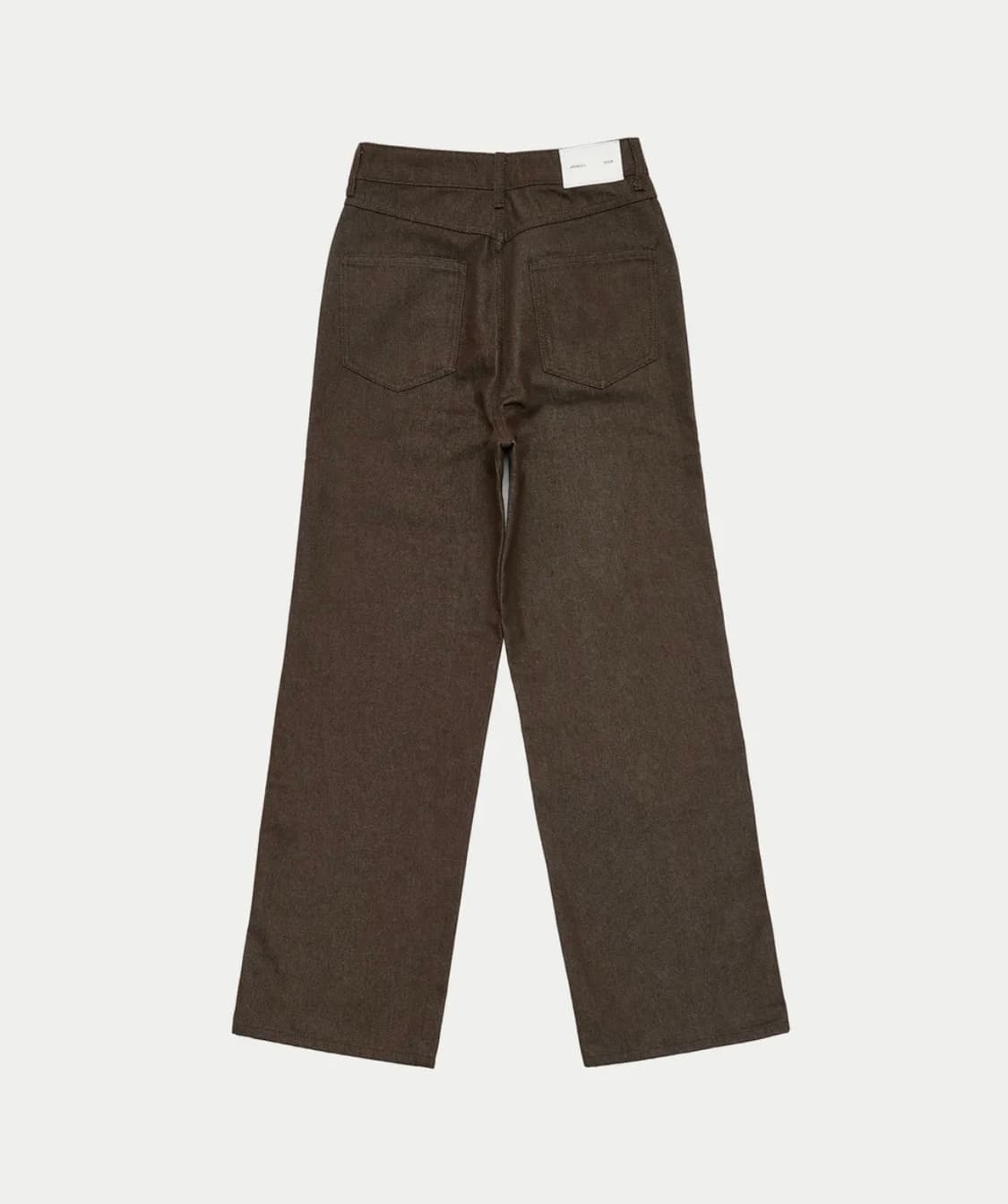 아모멘토 COLORED STRAIGHT FIT DENIM_BROWN 상품이미지2